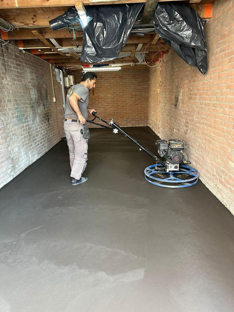 Vlinderen in een garage