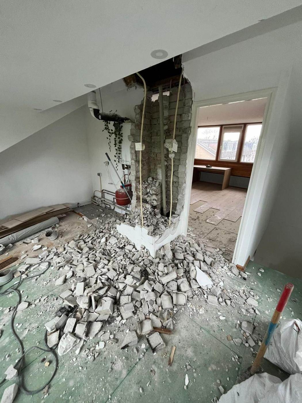 Sloopwerk bij een renovatie